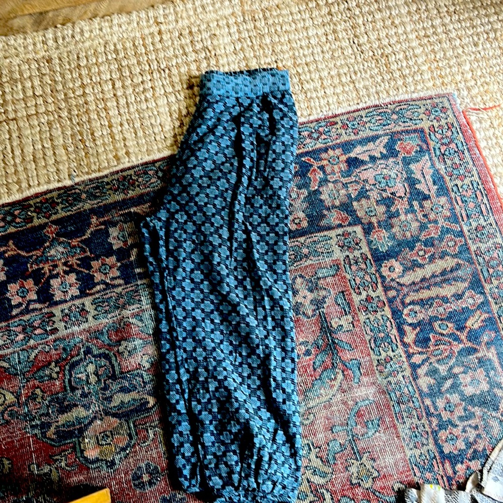 Ace & Jig Blue and black granite style pants